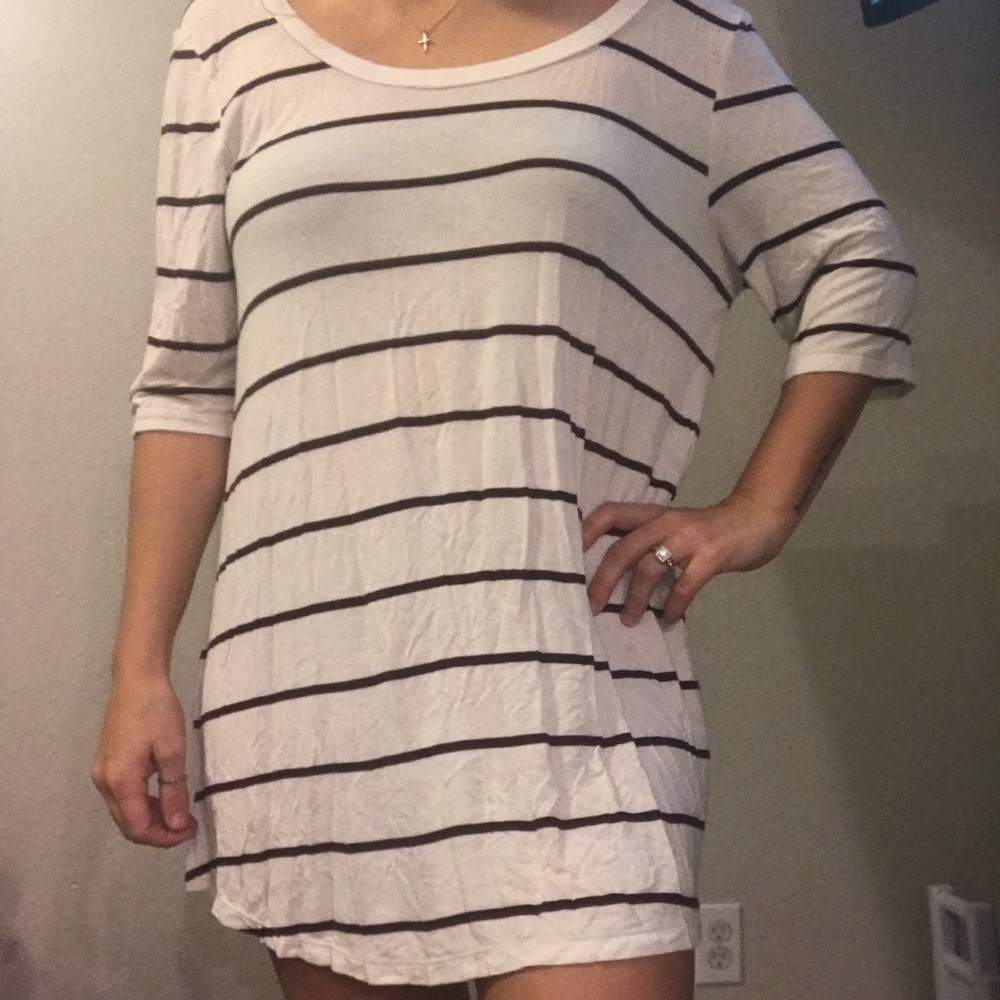 Striped American eagle shirt